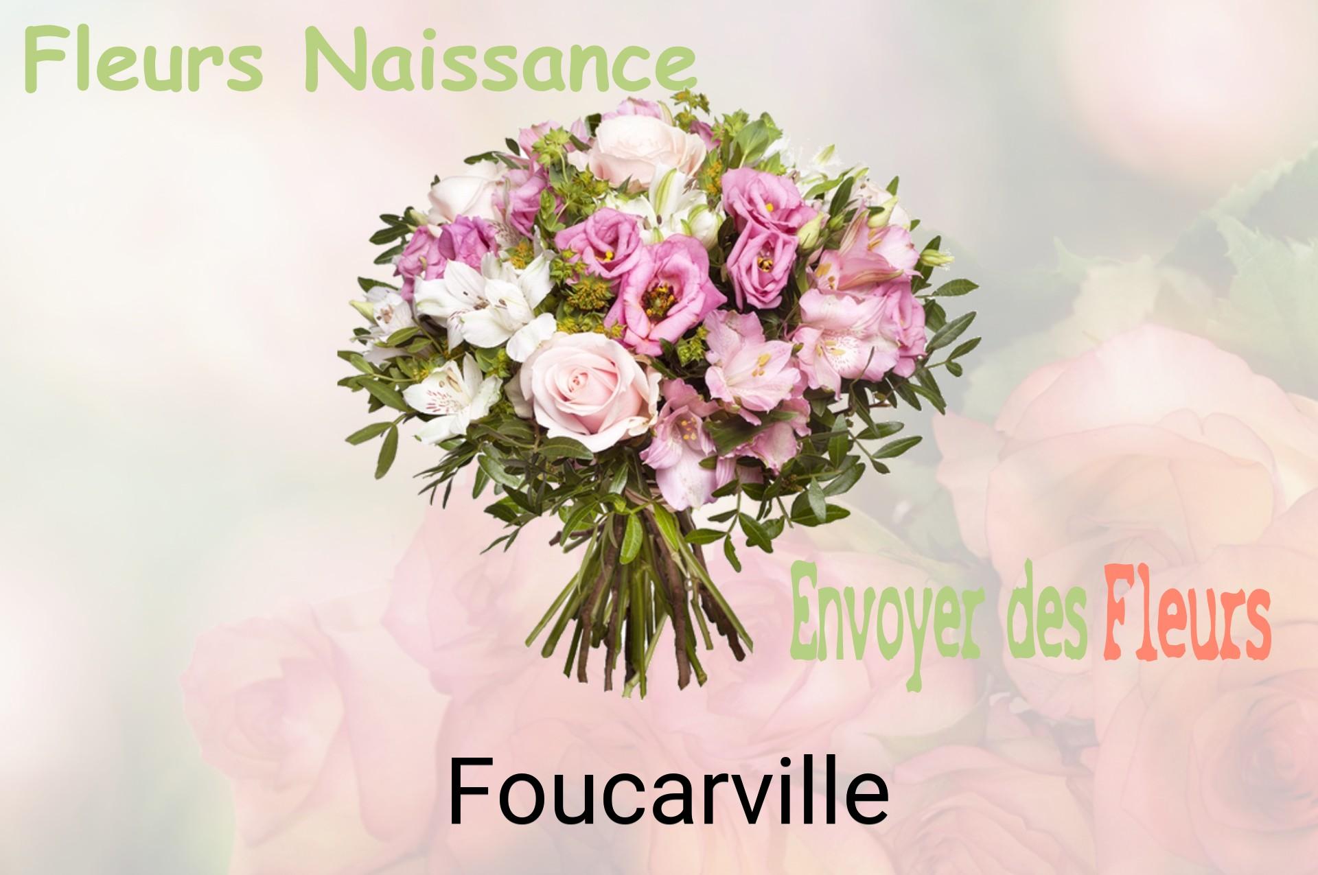 Bouquet de fleurs de naissance livré à Foucarville